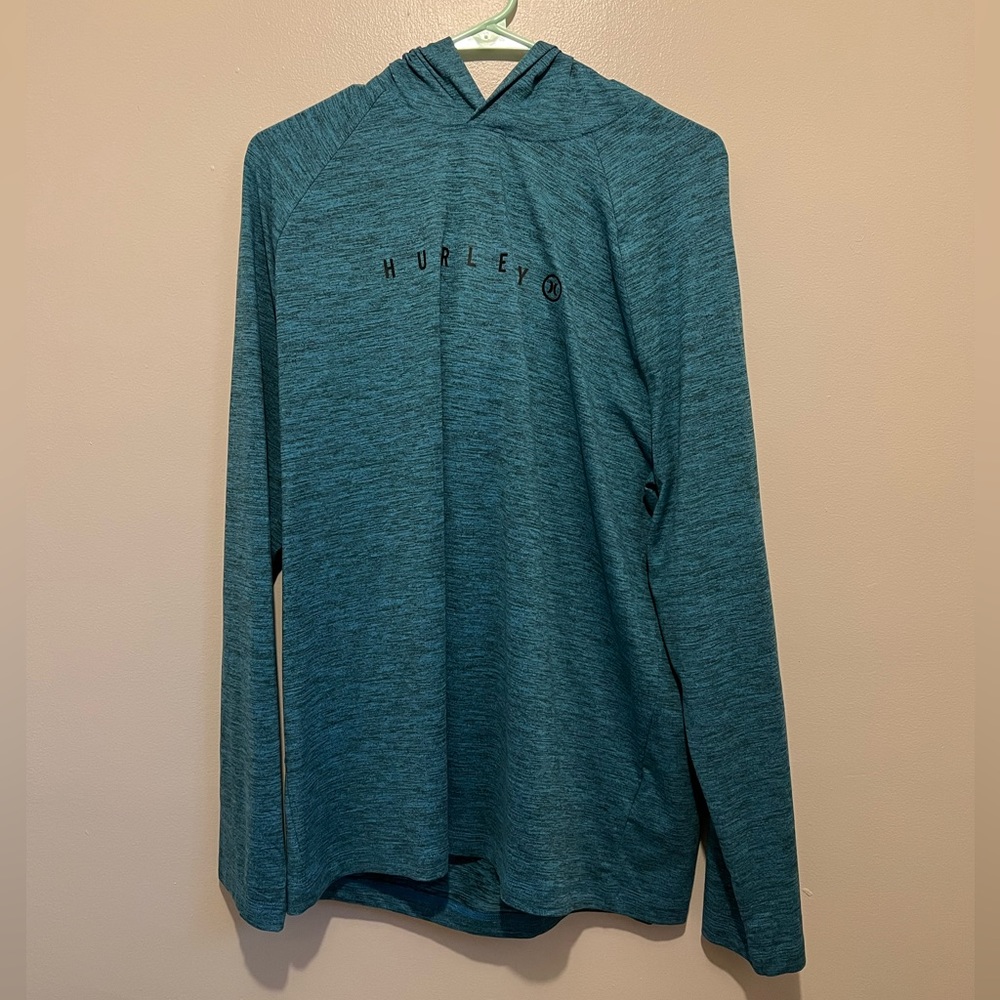 Blue Hurley Light Weight Men’s Active Wear Hoodie